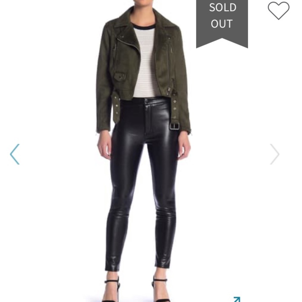 ‼️🎉HOST PICK🥳‼️NWT Faux-Leather Pants - Picture 3 of 4